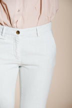 New York Trumpet pantalone chino donna in stuoia slim fit