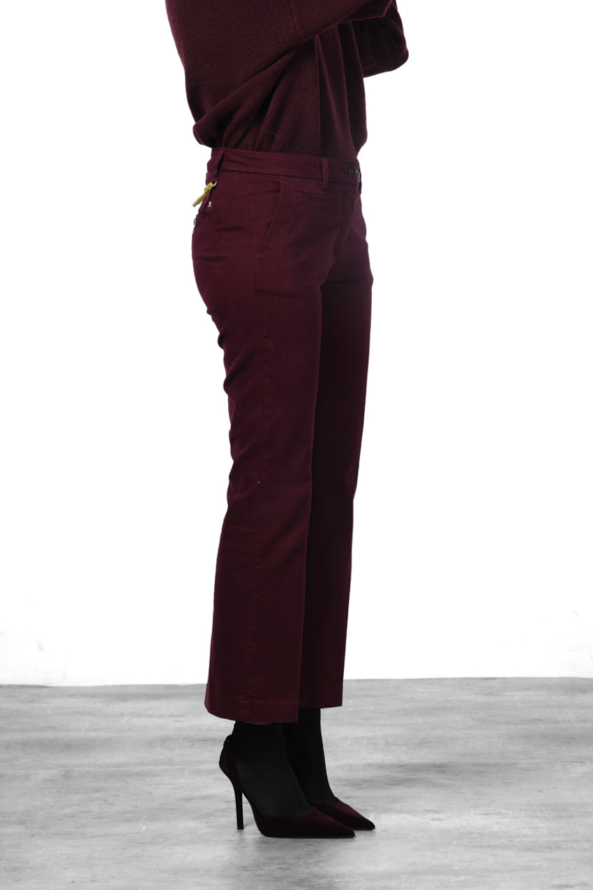 New York Trumpet Chinohose für Damen aus Gabardine mit slim fit ①