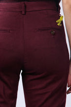 New York Trumpet Chinohose für Damen aus Gabardine mit slim fit ①