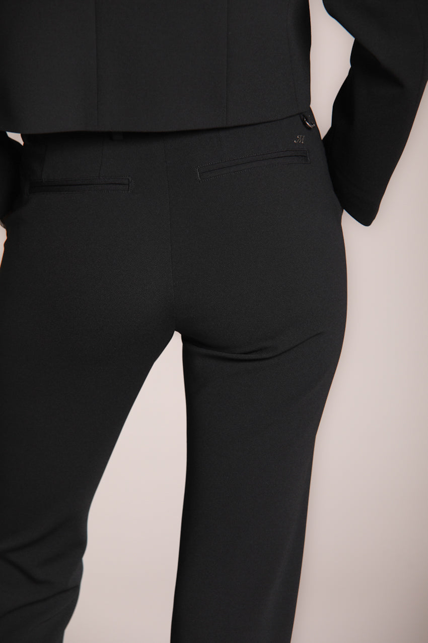 Foto 5 New York Flare pantalone chino donna in jersey piquet slim fit