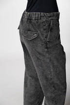 Malibu Jogger City pantaloni chino donna in velluto a coste relaxed fit