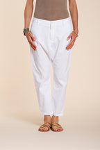 Malibu Jogger Hose Chino Damen aus Gabardine carrot fit