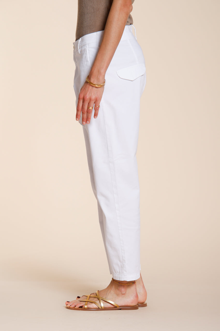 Malibu Jogger Hose Chino Damen aus Gabardine carrot fit