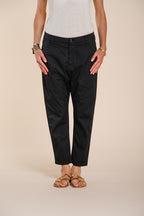 Malibu Jogger pantalone chino donna in gabardina carrot fit