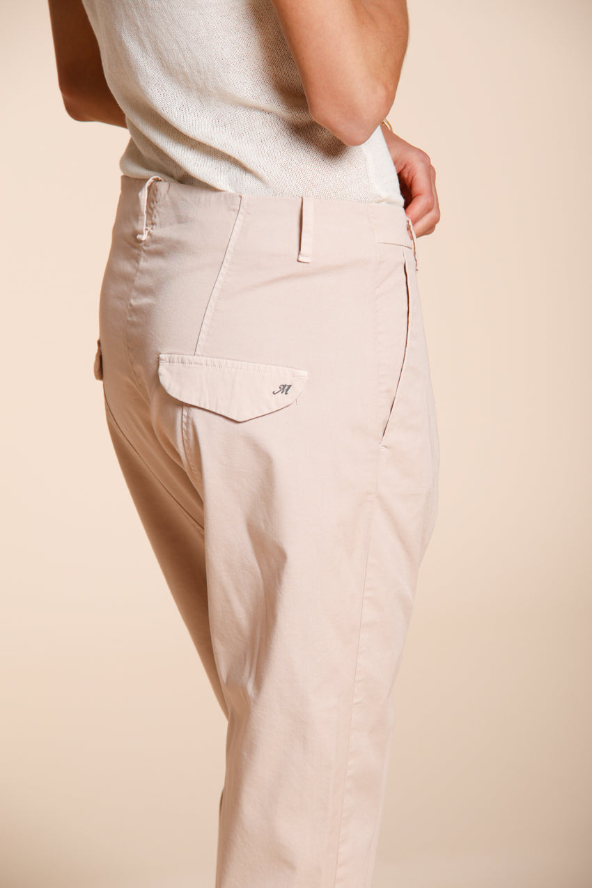 Malibu Jogger pantalone chino donna in gabardina carrot fit