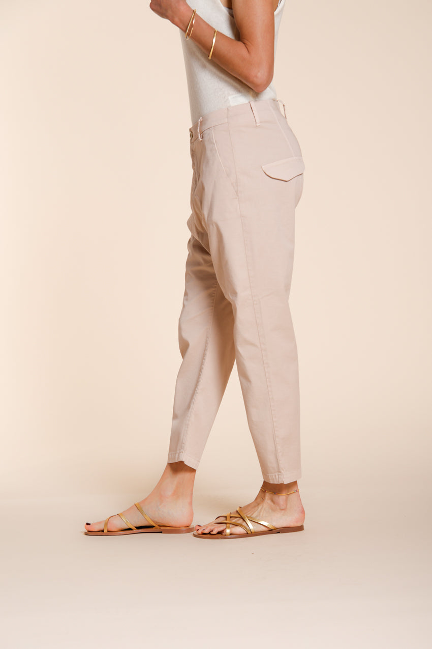 Malibu Jogger Hose Chino Damen aus Gabardine carrot fit