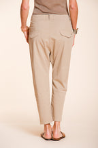 Malibu Jogger pantalone chino donna in gabardina carrot fit