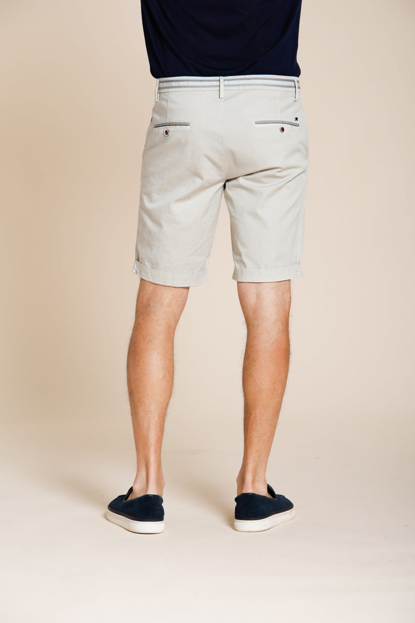 Torino Summer Bermuda Chino Herren aus Stretch-Satin slim fit