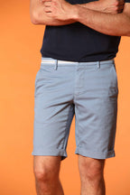 Torino Elegance bermuda chino uomo in raso stretch slim fit