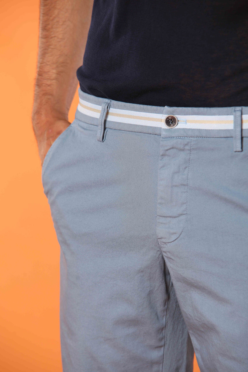 Torino Elegance bermuda chino uomo in raso stretch slim fit