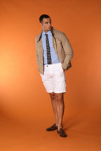 New York Cargo Bermuda Cargo Herren in Stretch-Gabardine Regular Fit