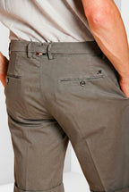 New York 2 Pinces bermuda chino uomo in twill stretch regular fit