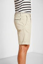 Torino City bermuda chino uomo in gabardina stretch regular fit