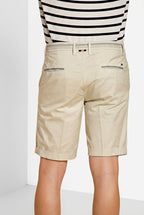 Torino City bermuda chino uomo in gabardina stretch regular fit