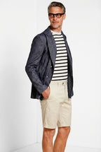 Torino City bermuda chino uomo in gabardina stretch regular fit