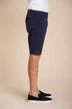 London bermuda chino uomo in gabardina stretch regular fit ①