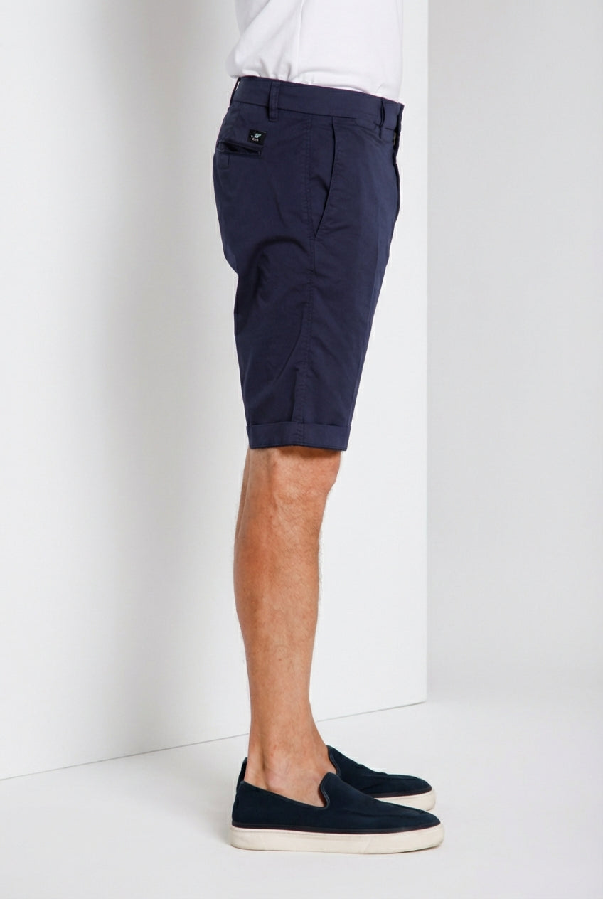 London Herren Chino Bermuda aus Stretch-Gabardine regular fit ①