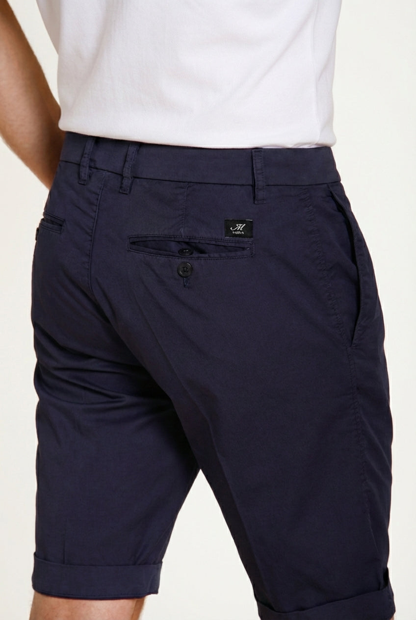 London Herren Chino Bermuda aus Stretch-Gabardine regular fit ①