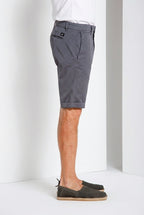 London bermuda chino uomo in gabardina stretch regular fit ①