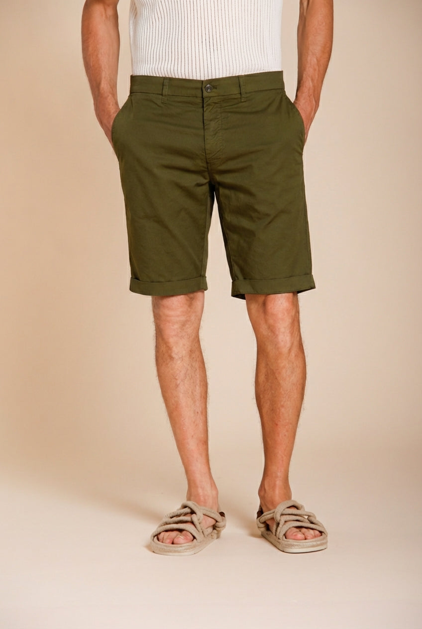 London Herren Chino Bermuda aus Stretch-Gabardine regular fit ①