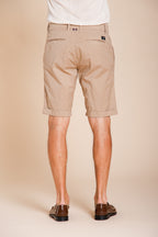 London bermuda chino uomo in gabardina stretch regular fit ①