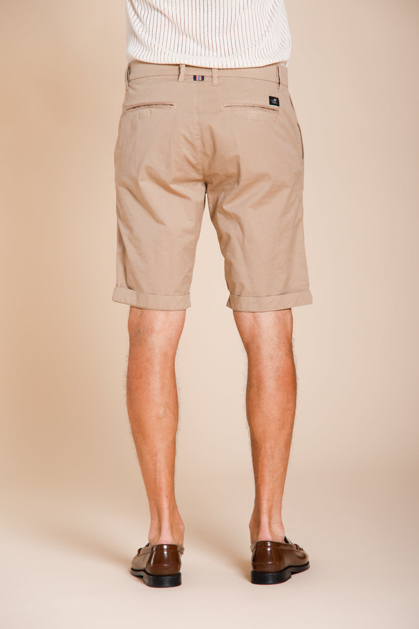 London bermuda chino uomo in gabardina stretch regular fit ①