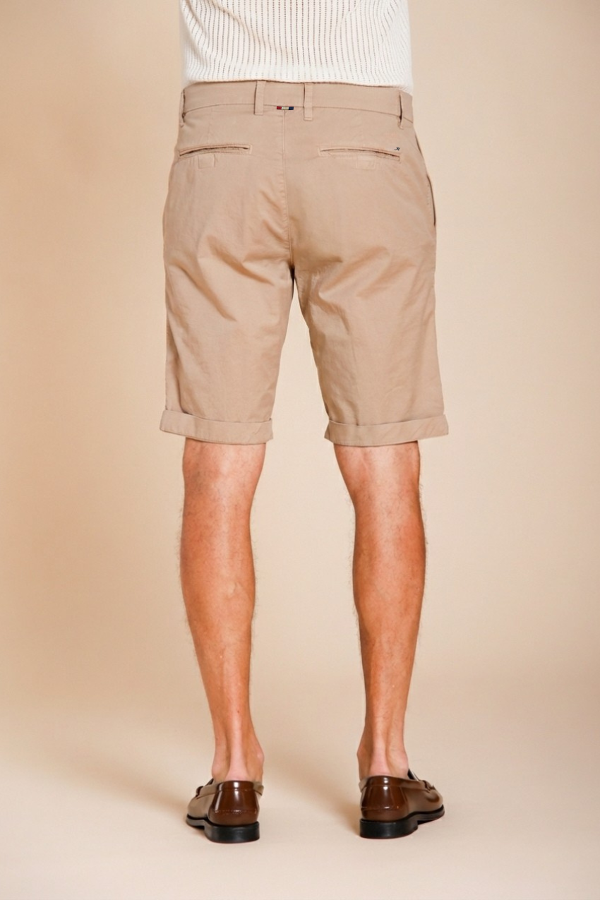 London bermuda chino uomo in gabardina stretch regular fit ①