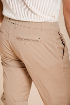 London bermuda chino uomo in gabardina stretch regular fit ①