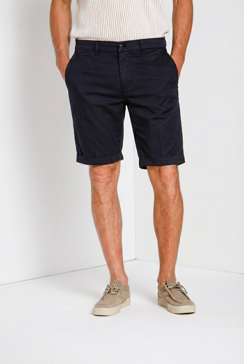 London Herren Chino Bermuda aus Stretch-Gabardine regular fit ①