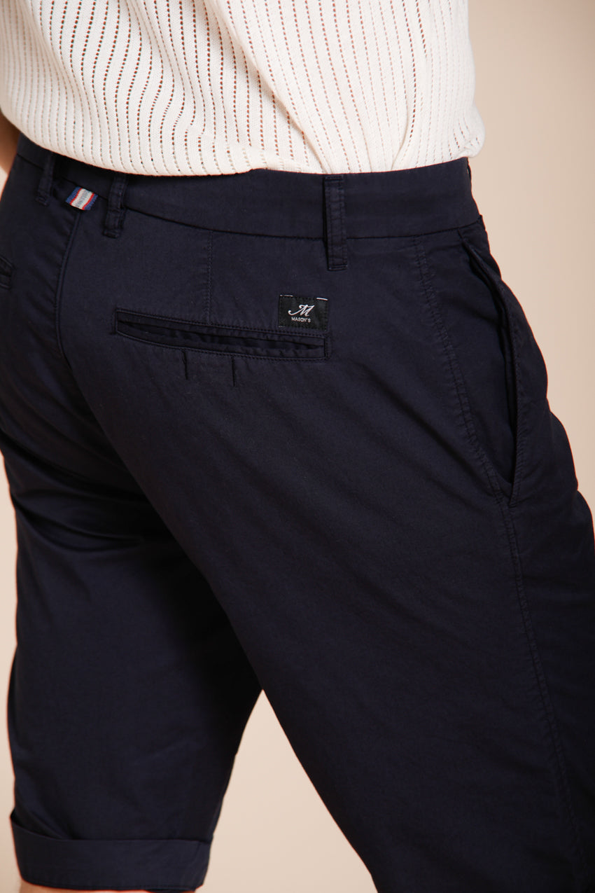 London bermuda chino uomo in gabardina stretch regular fit ①