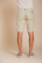 London bermuda chino uomo in gabardina stretch regular fit ①