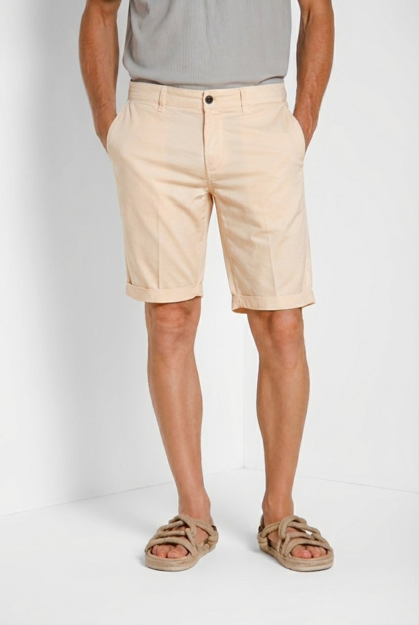 London Herren Chino Bermuda aus Stretch-Gabardine regular fit ①
