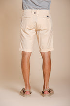 London bermuda chino uomo in gabardina stretch regular fit ①