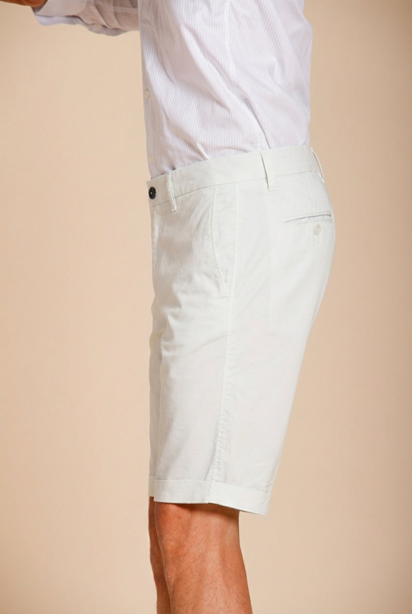 London bermuda chino uomo in gabardina stretch regular fit ①