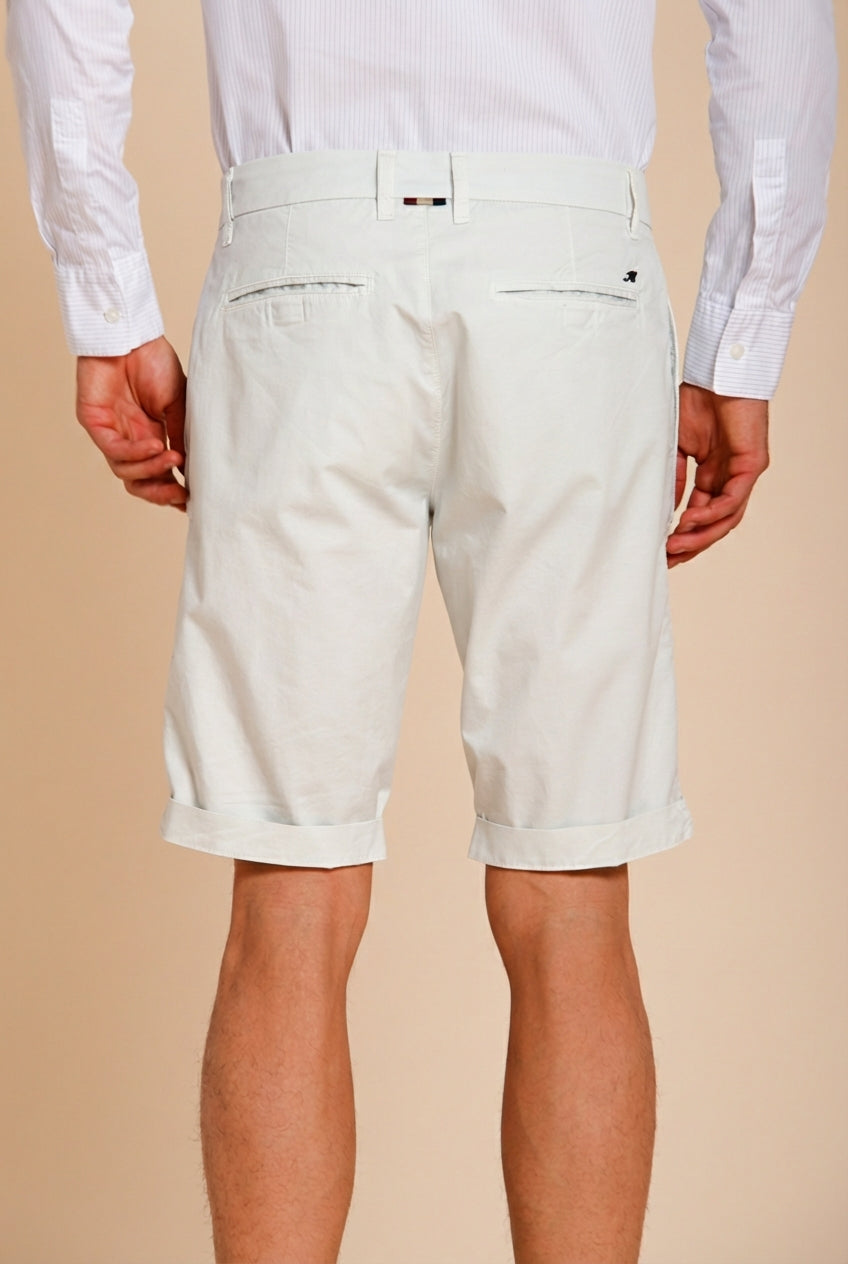 London bermuda chino uomo in gabardina stretch regular fit ①