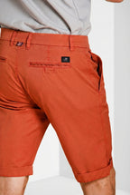 London bermuda chino uomo in gabardina stretch regular fit ①