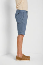 London bermuda chino uomo in gabardina stretch regular fit ①