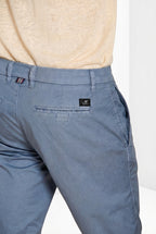 London bermuda chino uomo in gabardina stretch regular fit ①