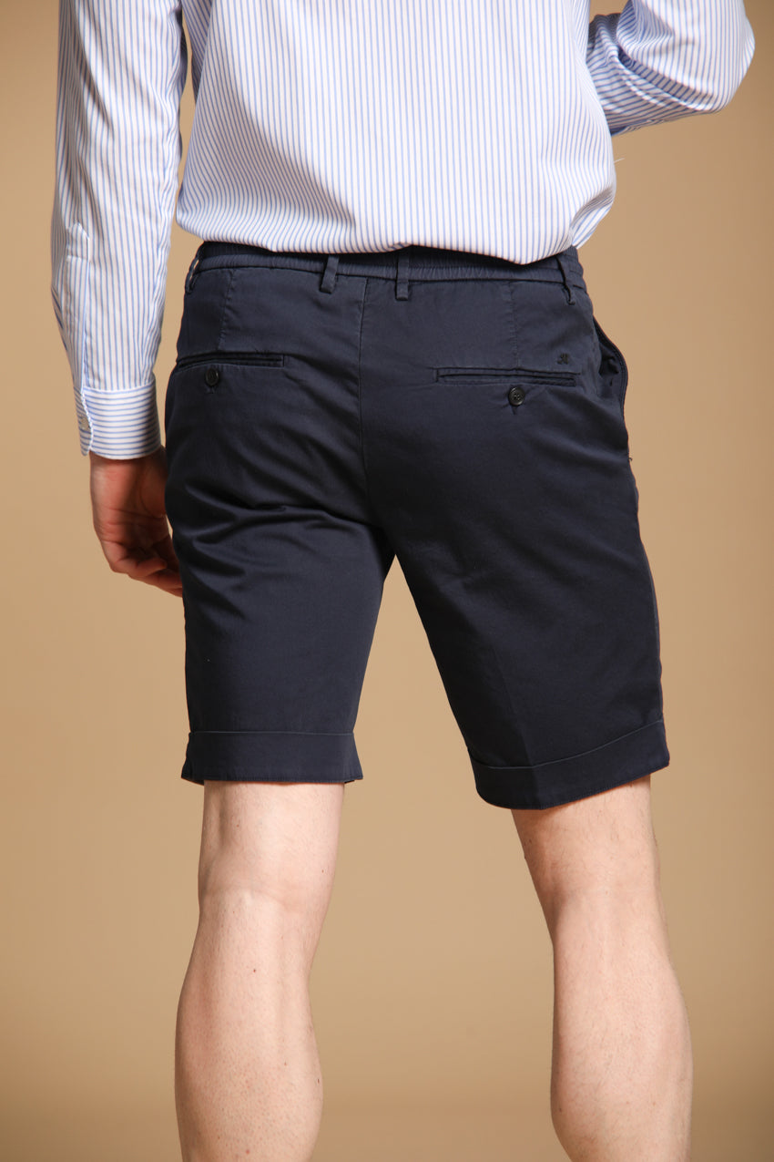 Milano Jogger Travel bermuda chino jogger uomo in raso tecnico travel stretch slim fit