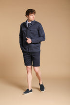 Milano Jogger Travel bermuda chino jogger uomo in raso tecnico travel stretch slim fit