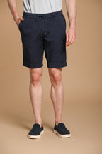 New York Sack bermuda chino jogger uomo in cotone pima regular fit