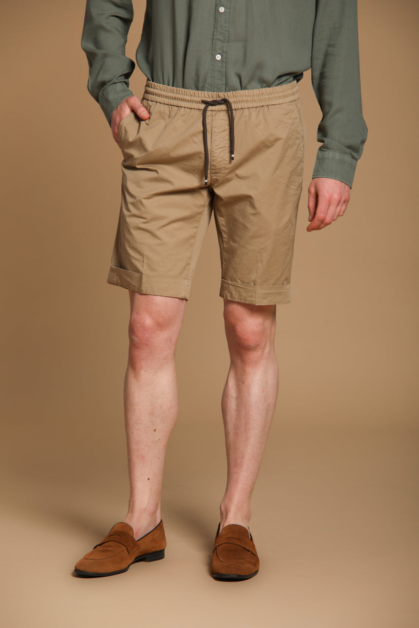 New York Sack bermuda chino jogger uomo in cotone pima regular fit