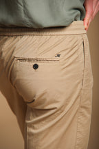 New York Sack bermuda chino jogger uomo in cotone pima regular fit