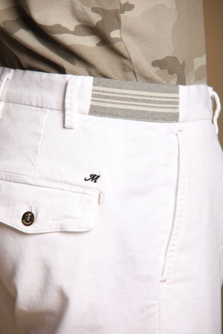 New York Golf 1 Pinces Bermuda Chino Jogger Herren aus Stretch-Jersey Slim Fit