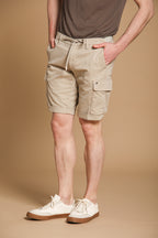 Chile Golf bermuda cargo jogger uomo in jersey stretch slim fit