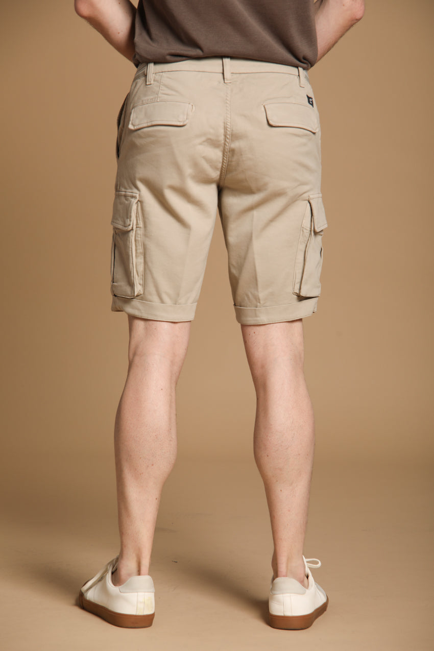 Chile Golf bermuda cargo jogger uomo in jersey stretch slim fit