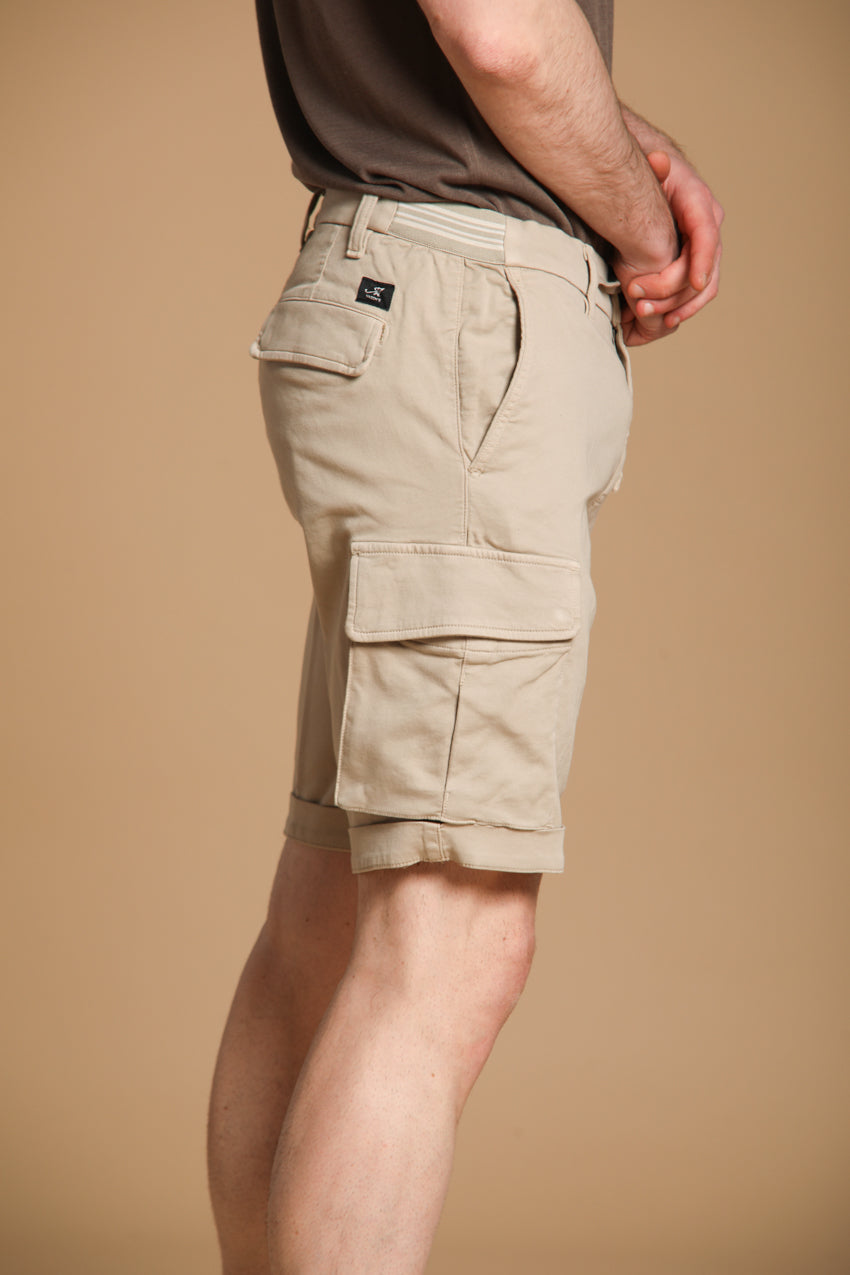 Chile Golf bermuda cargo jogger uomo in jersey stretch slim fit