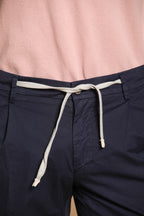 New York 1 Pinces City String bermuda chino uomo in cotone pima regular fit