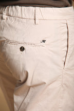 New York 1 Pinces City String bermuda chino uomo in cotone pima regular fit