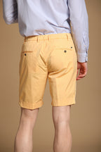 New York 1 Pinces City String bermuda chino uomo in cotone pima regular fit